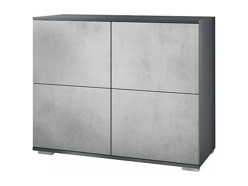 KOMMODE Rova Beton Oxid Optik