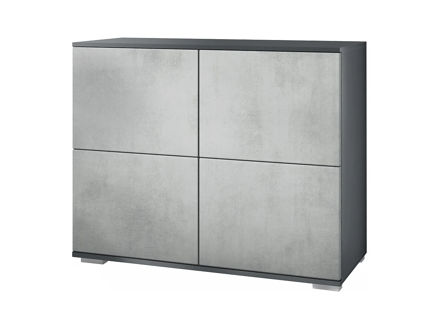 KOMMODE Rova Beton Oxid Optik