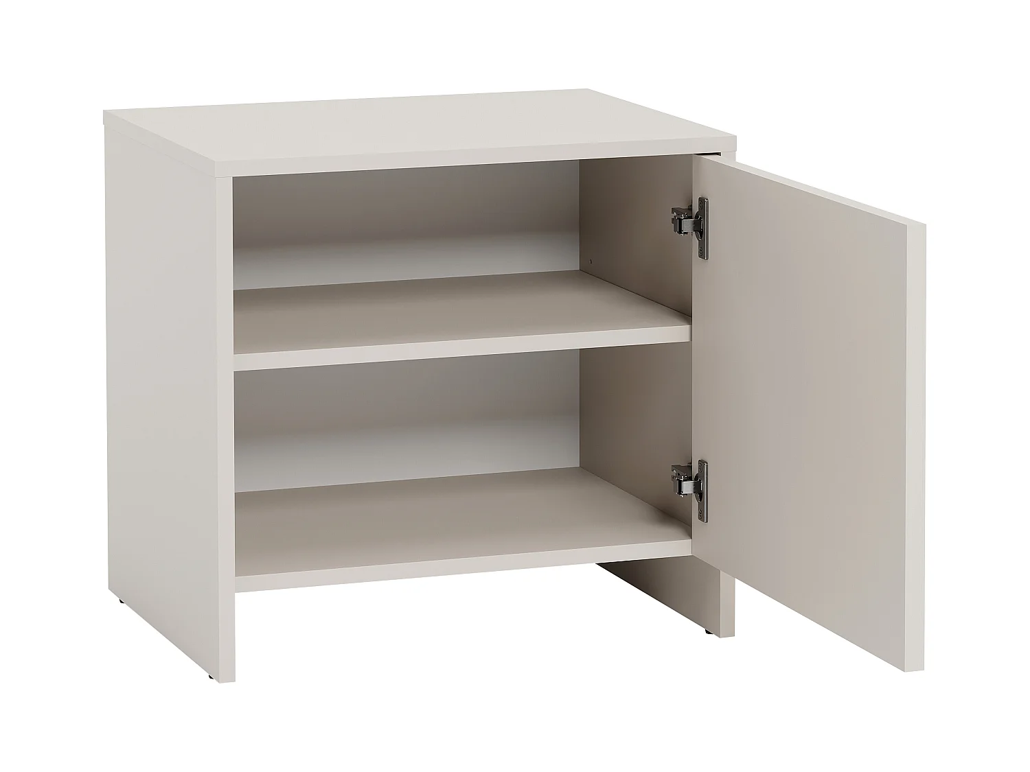 Sett med 2 nattbord med 1 dør - Beige - NALYRA fra Maison Céphy