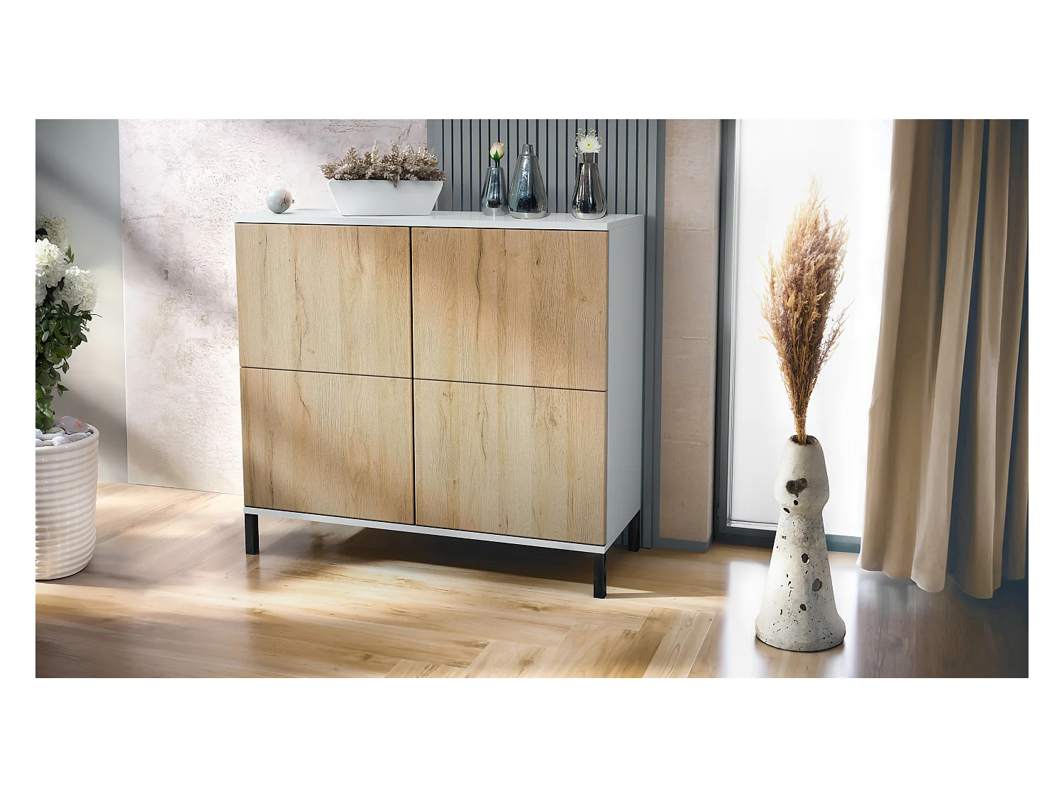 KOMMODE Rova Eiche Natur