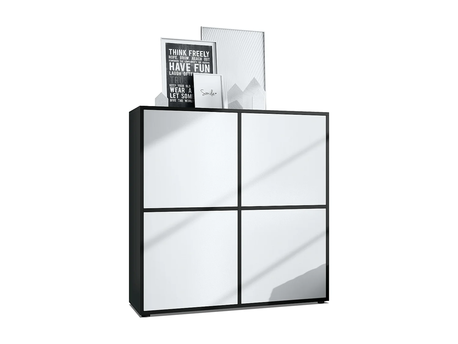 HIGHBOARD Cuba Türen in Weiß matt