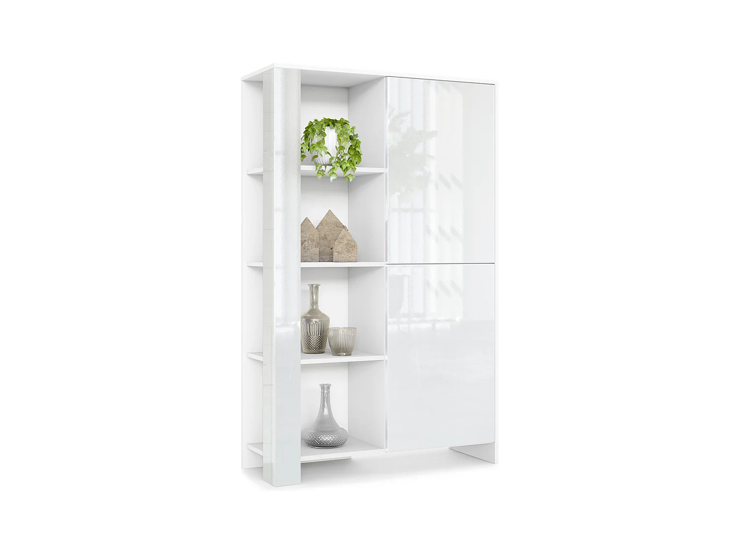 HIGHBOARD Canto Weiß Hochglanz