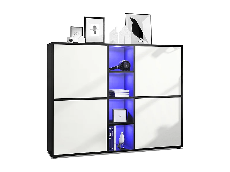 HIGHBOARD Cuba Türen in Weiß matt