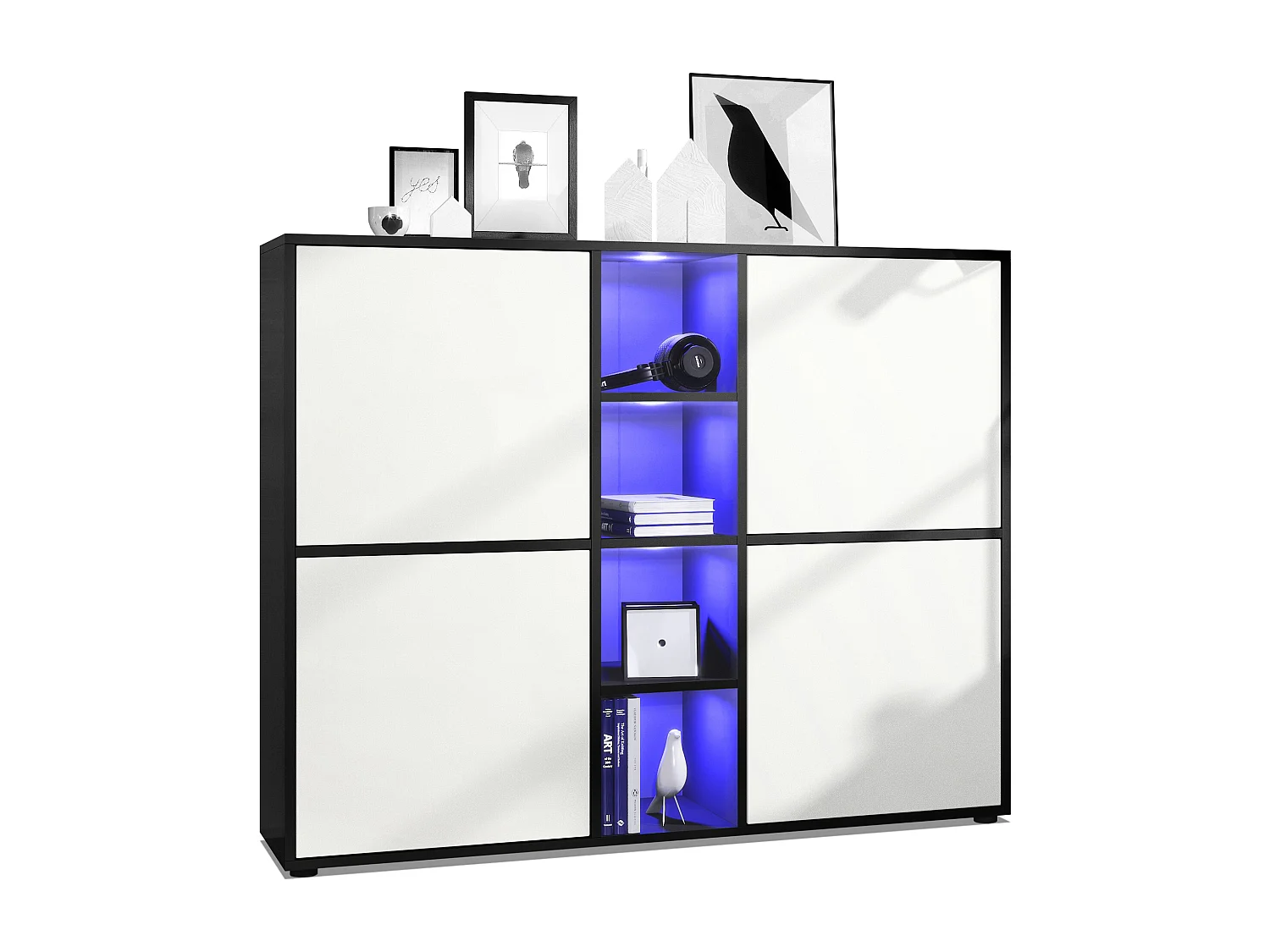 HIGHBOARD Cuba Türen in Weiß matt