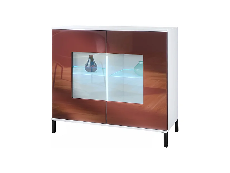 KOMMODE Grömitz Bordeaux Hochglanz