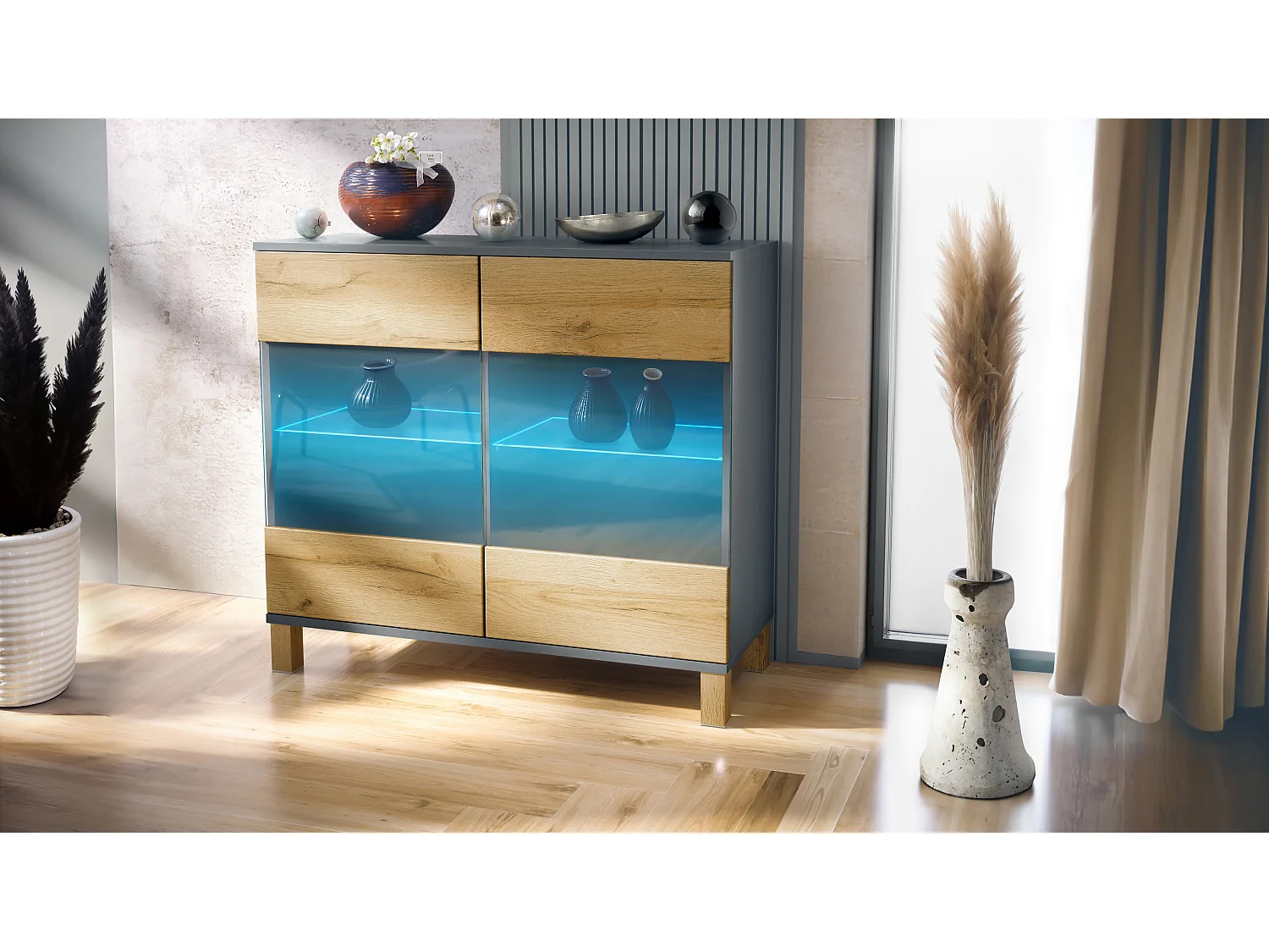 KOMMODE Bari Eiche Natur