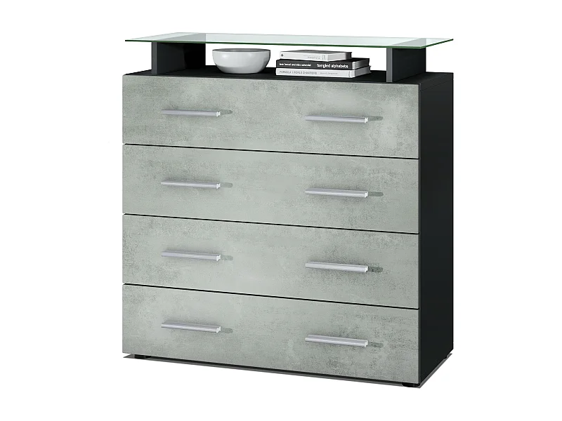 KOMMODE Pavos Beton Oxid Optik