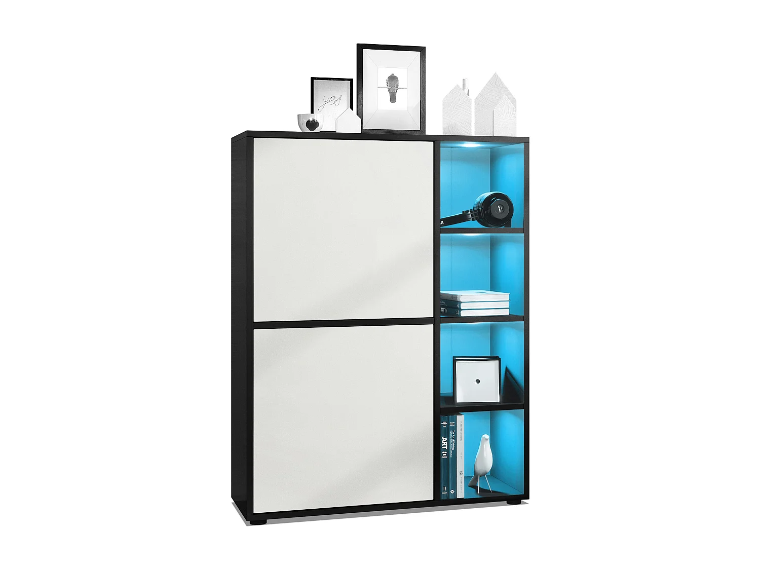 HIGHBOARD Cuba Türen in Weiß matt