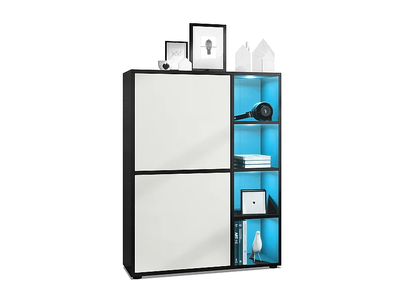 HIGHBOARD Cuba Türen in Weiß matt