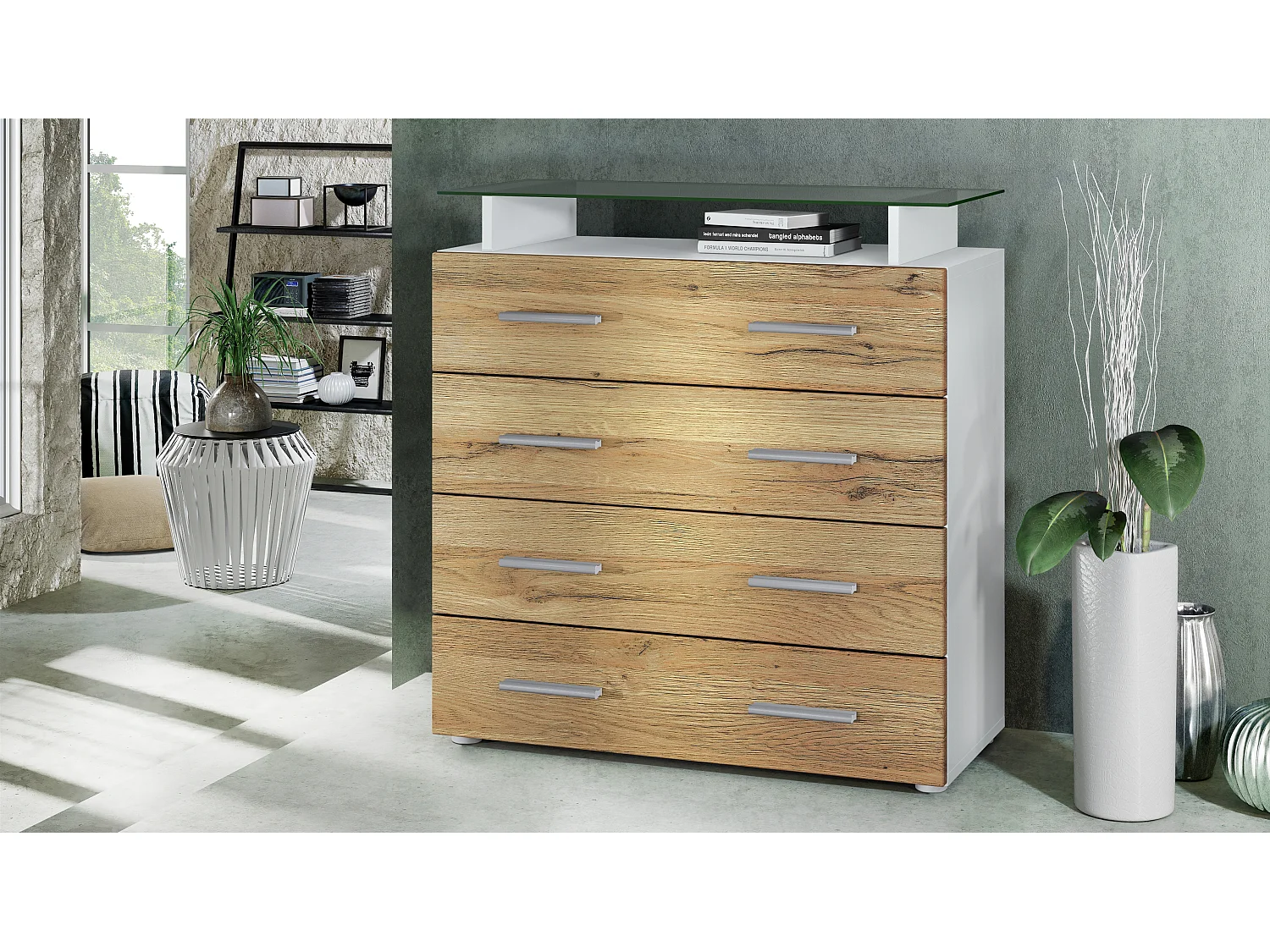 KOMMODE Pavos Eiche Natur