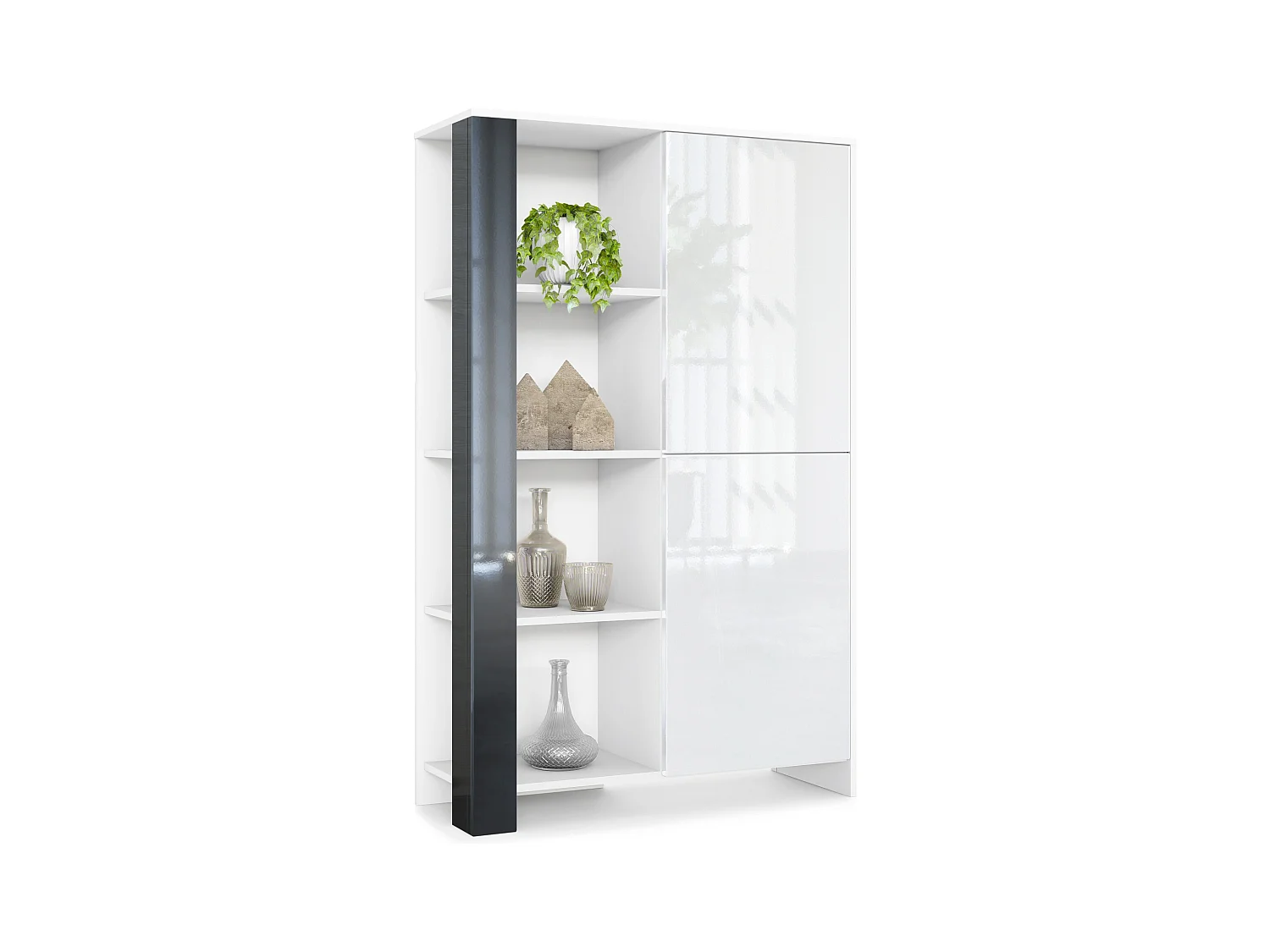 HIGHBOARD Canto Schwarz Hochglanz