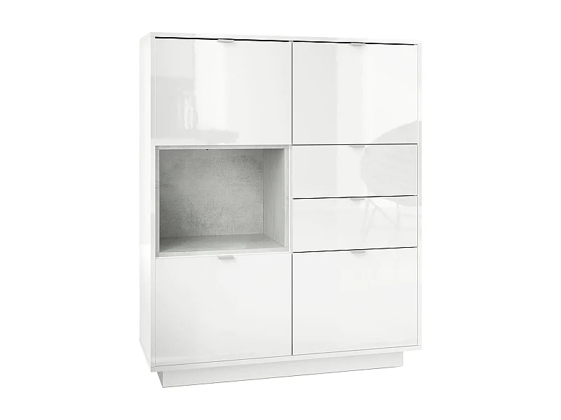 HIGHBOARD Metro Einsatz in Beton Oxid Optik