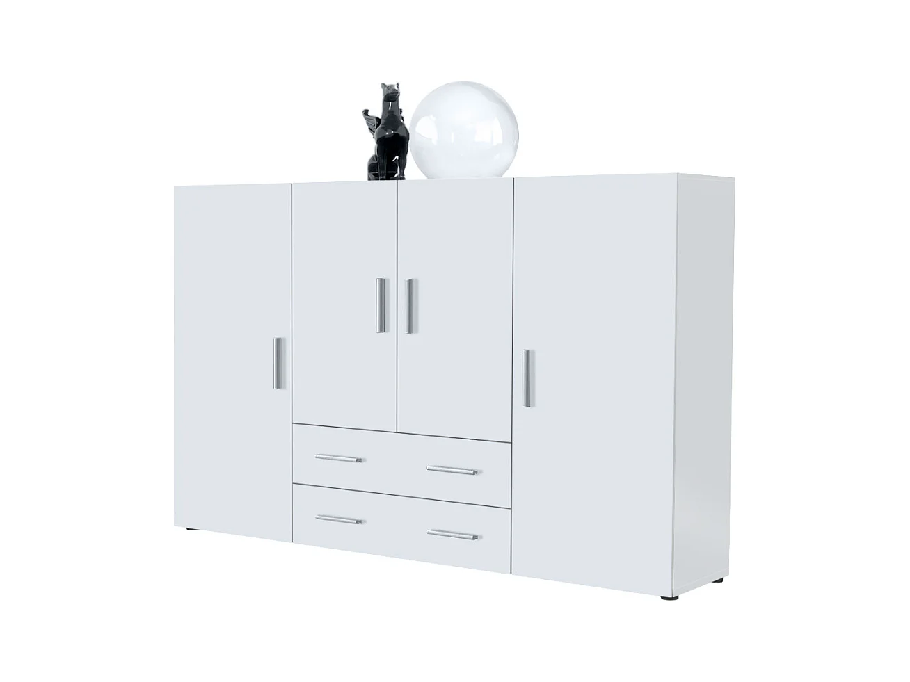 HIGHBOARD Nora Front in Weiß matt