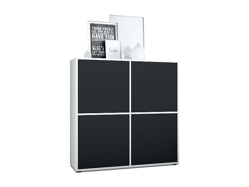 HIGHBOARD Cuba Türen in Schwarz matt