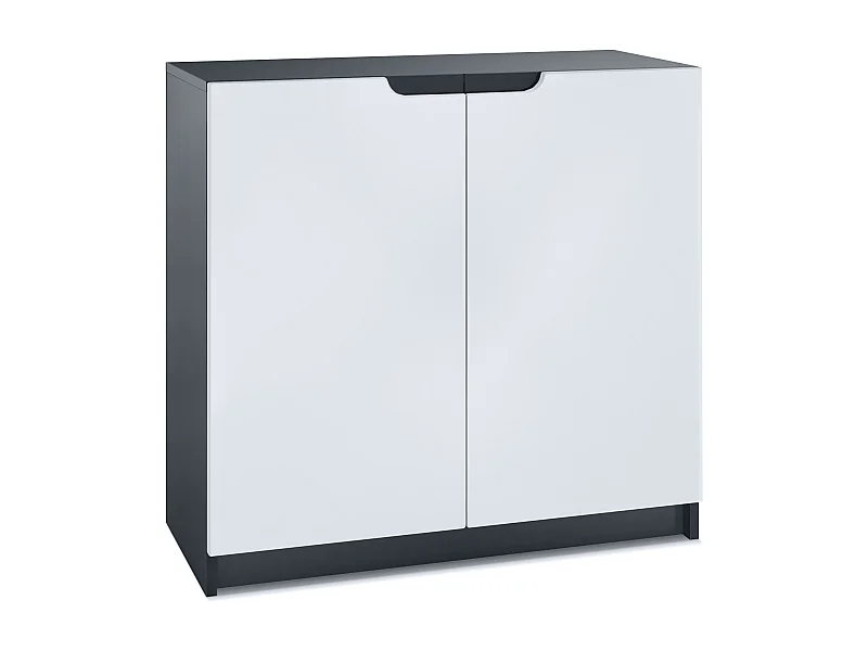 KOMMODE Logan Fronten in Weiß matt