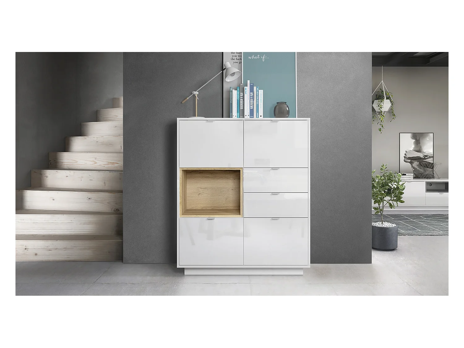 HIGHBOARD Metro Einsatz in Eiche Natur