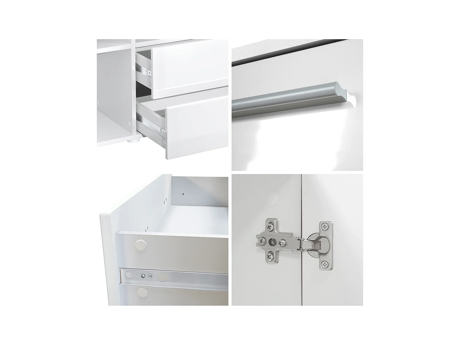 HIGHBOARD Nora Front in Schwarz Hochglanz