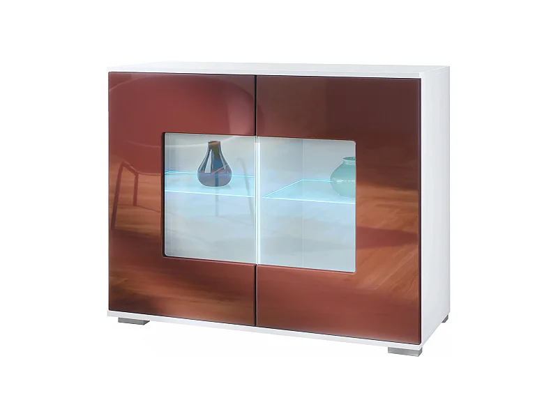 KOMMODE Grömitz Bordeaux Hochglanz