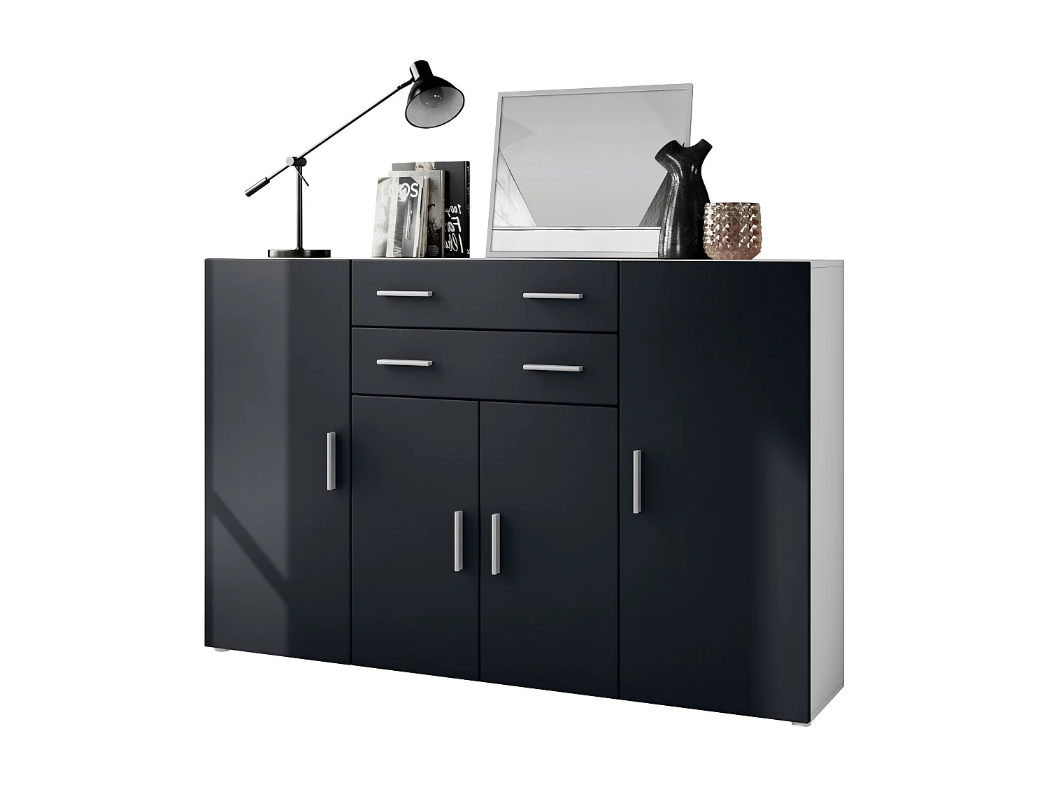 HIGHBOARD Aron Fronten in Schwarz matt