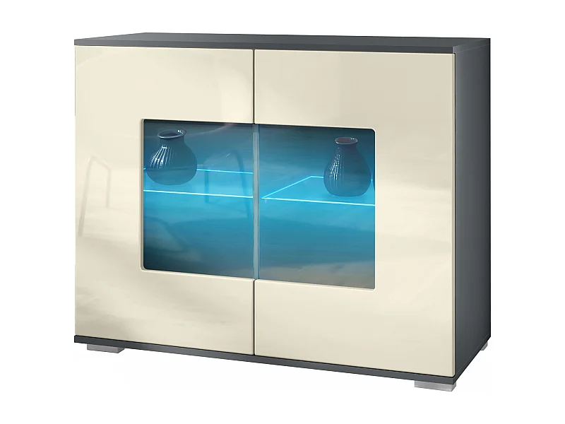 KOMMODE Grömitz Creme Hochglanz