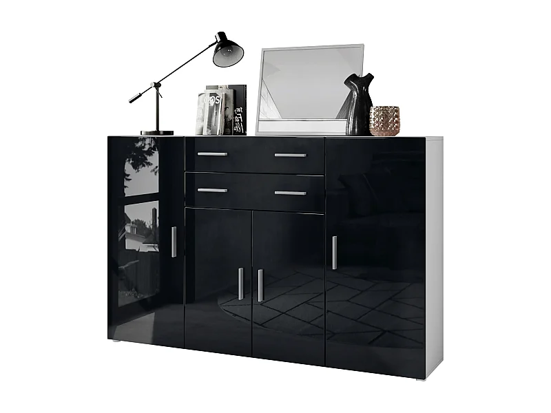 HIGHBOARD Aron Fronten in Schwarz Hochglanz