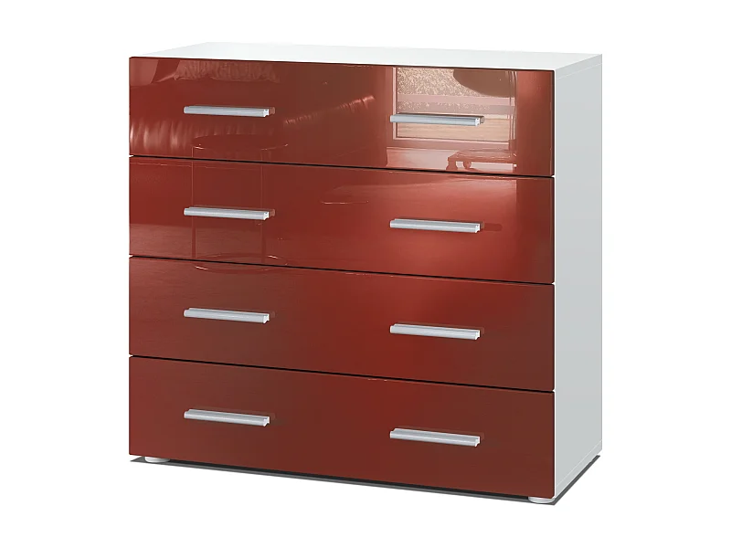 KOMMODE Pavos Bordeaux Hochglanz