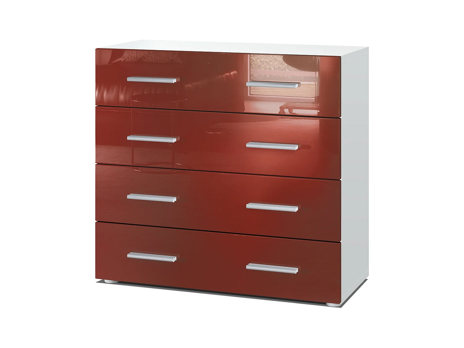 KOMMODE Pavos Bordeaux Hochglanz