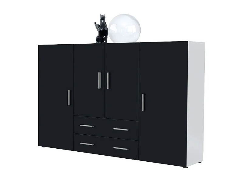 HIGHBOARD Nora Front in Schwarz matt