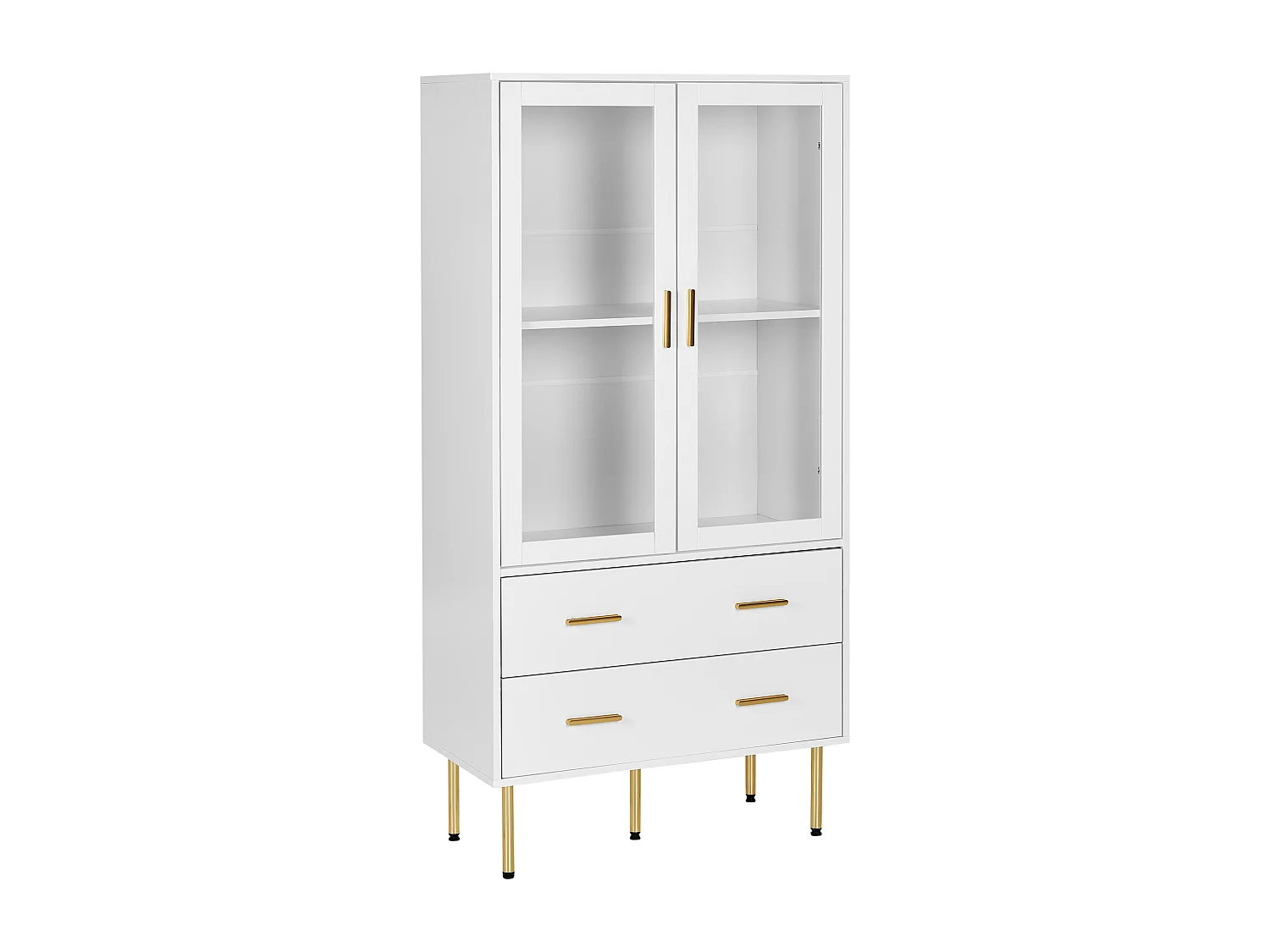 Witryna MILORA 80 cm Biały