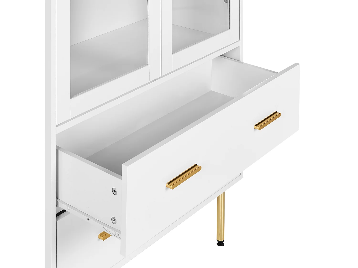 Witryna MILORA 80 cm Biały