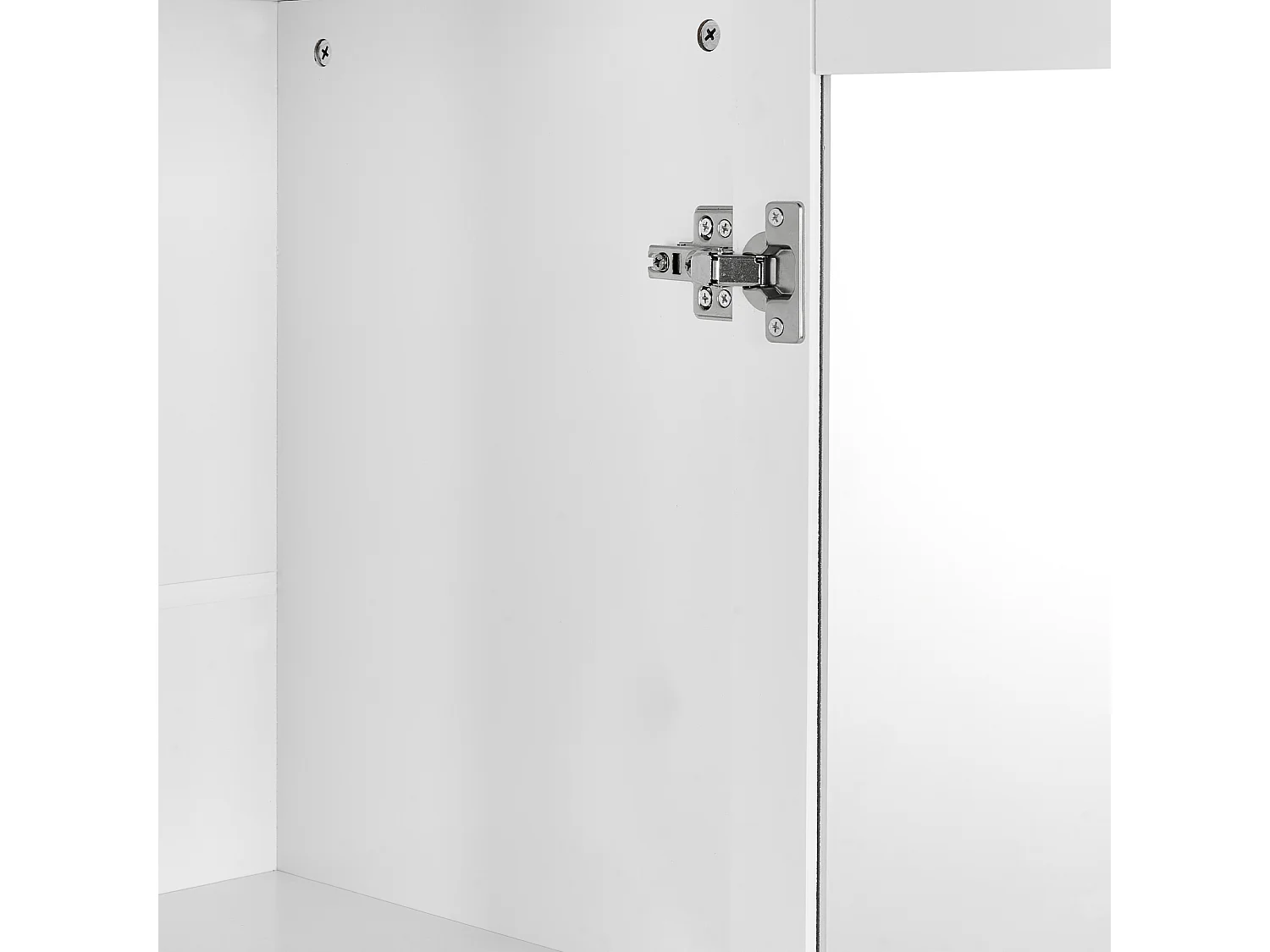 Witryna MILORA 80 cm Biały