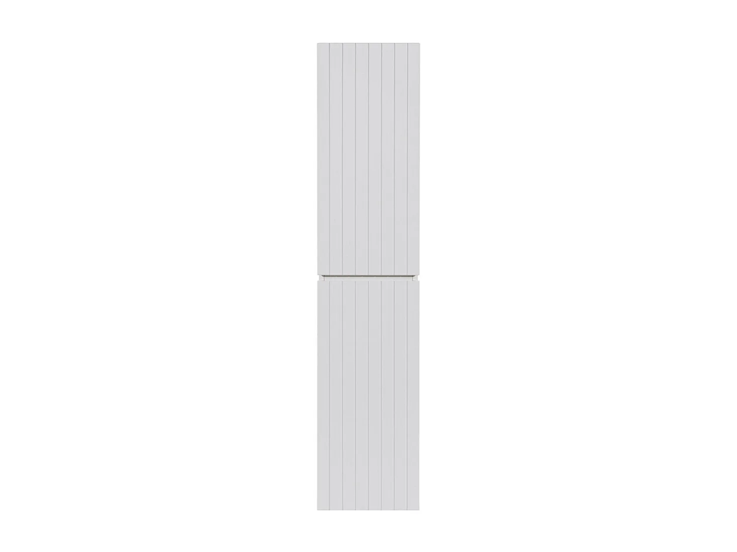 Coluna de Banheiro ICON 160 cm – Branco Alpino Fosco – 2 Portas – Estilo Moderno Suspenso