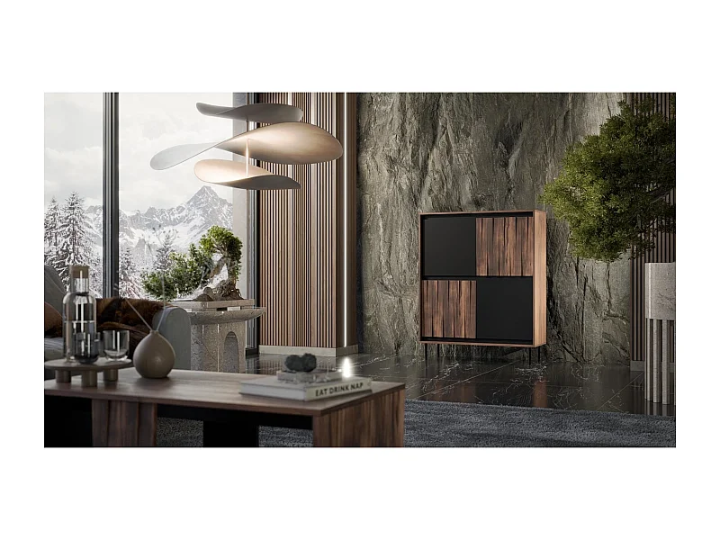 Madia Swing/Ante girevoli/marrone&nero