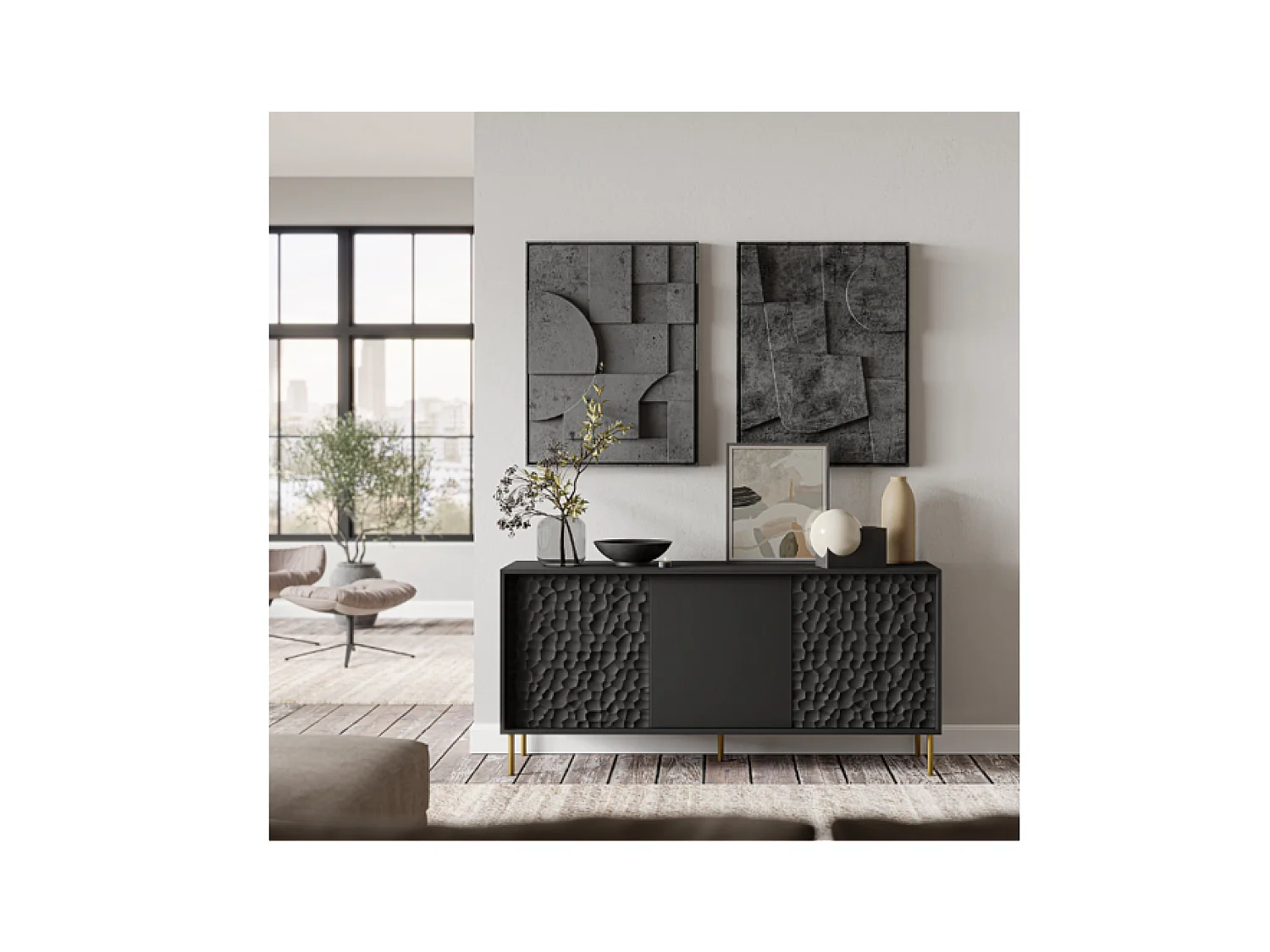 Madia Bulet/Ante girevoli/nero