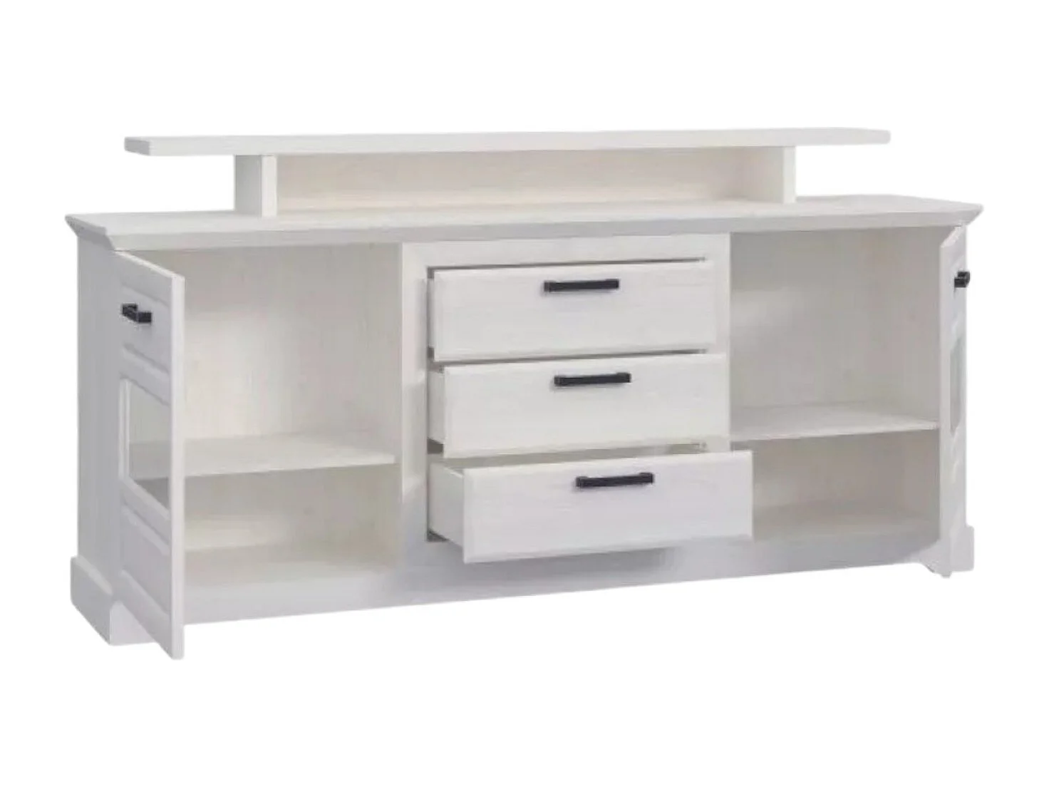 Sideboard Cortela Lux/Schubladen/Weiss