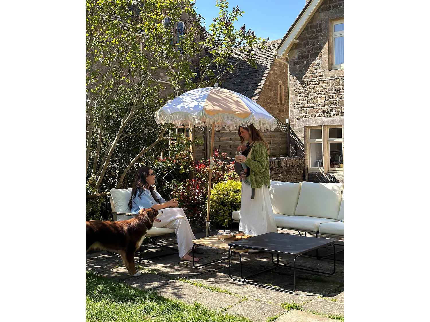 Patio Parasol 155 cm MONDELLO Orange