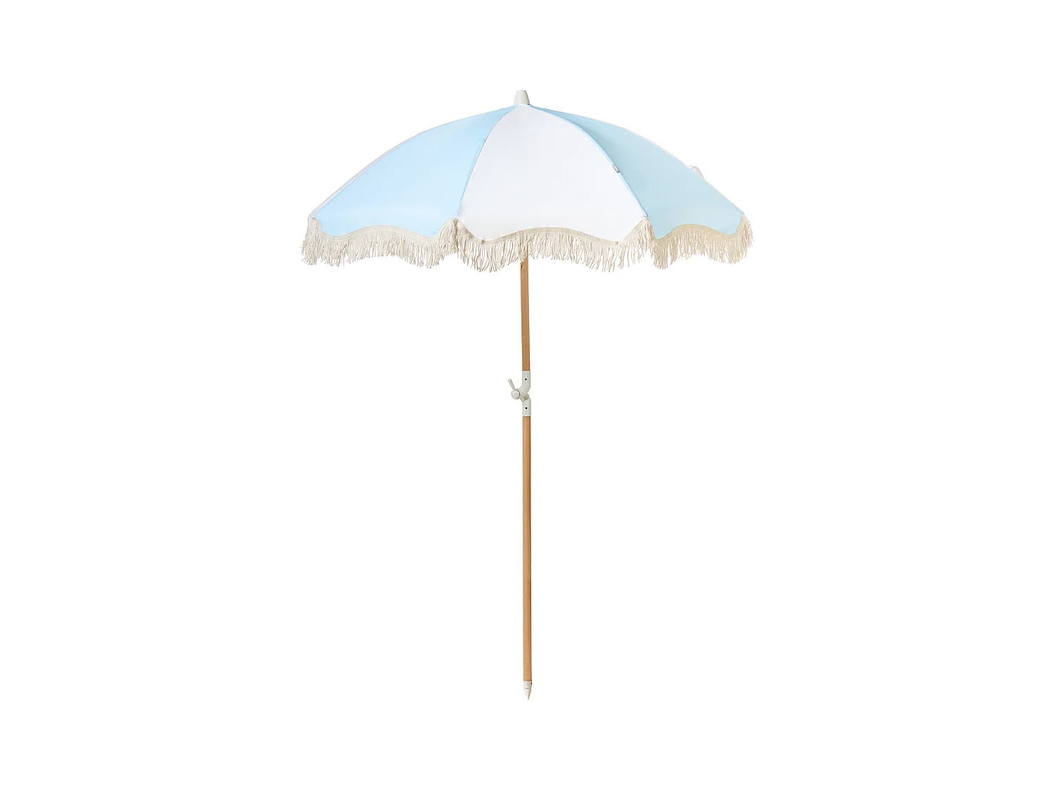 Parasol de jardin 155 cm MONDELLO Bleu clair