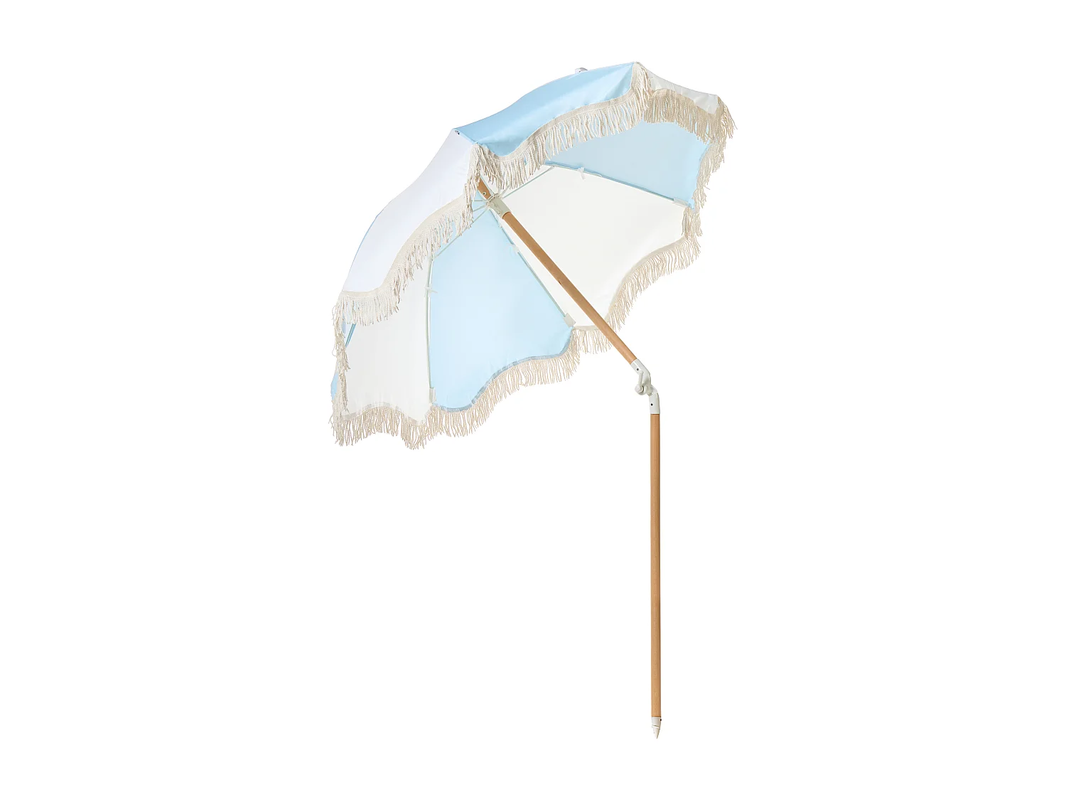Parasol de jardin 155 cm MONDELLO Bleu clair