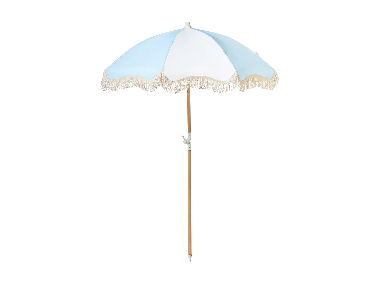 Parasol de jardin 155 cm MONDELLO Bleu clair