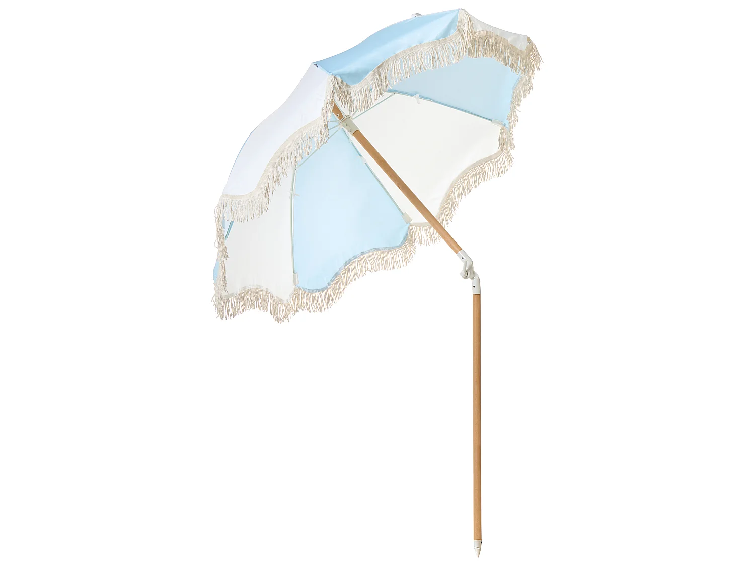 Parasol de jardin 155 cm MONDELLO Bleu clair