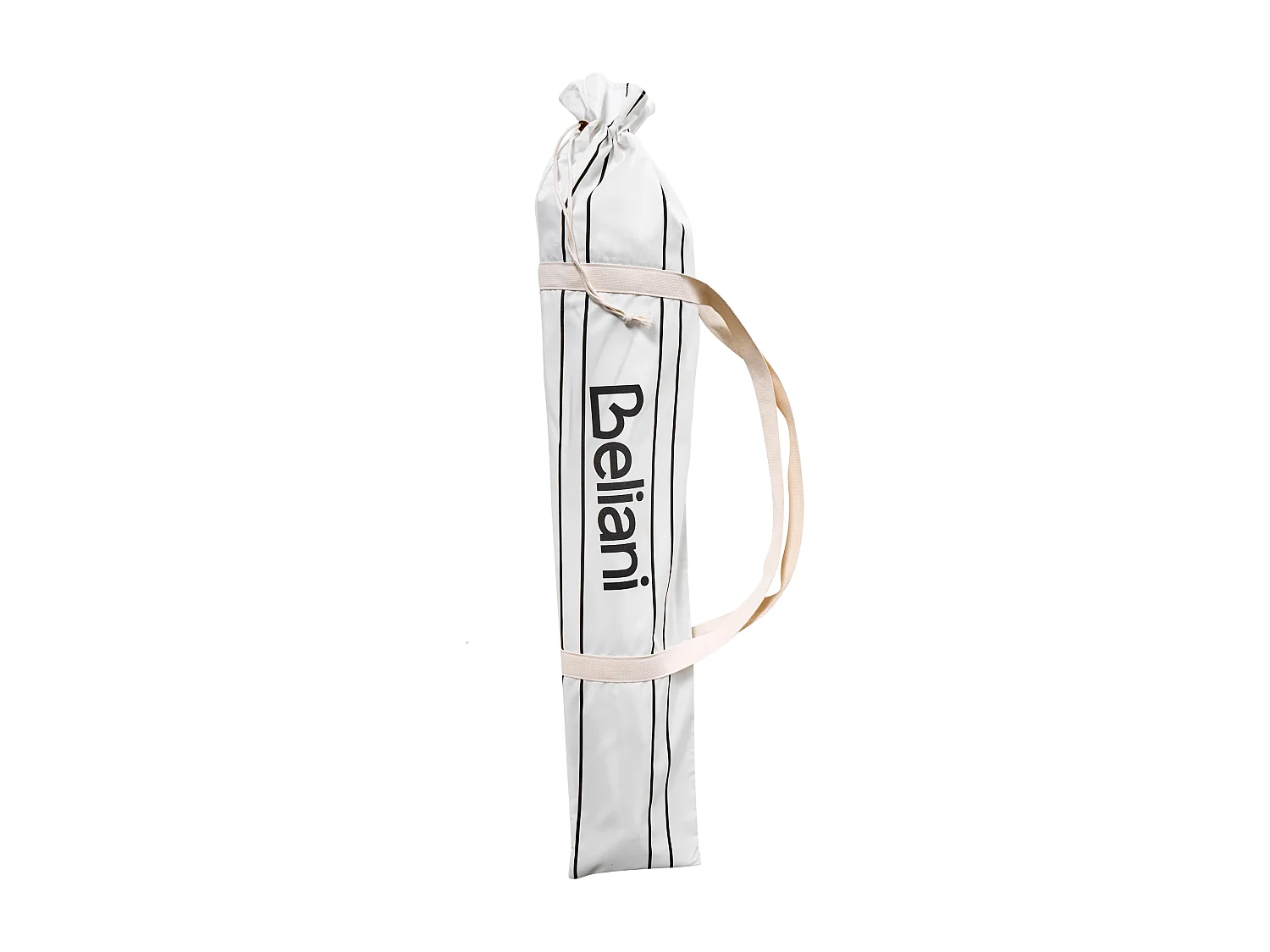 Parasol de jardin 155 cm MONDELLO Blanc/noir