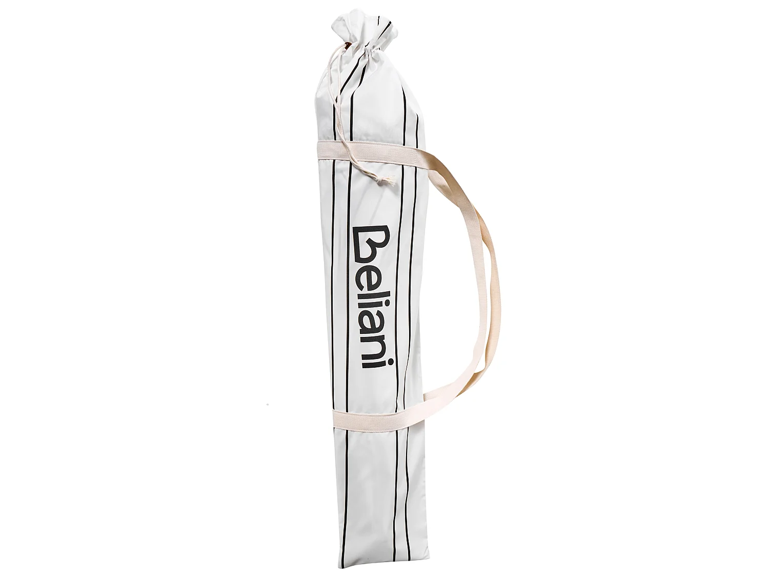 Parasol de jardin 155 cm MONDELLO Blanc/noir