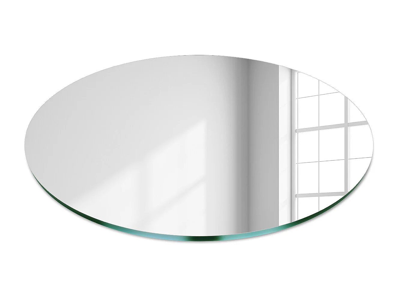 Cercle Miroir Salle de Bain Élégant Prêt à Installer 50cm