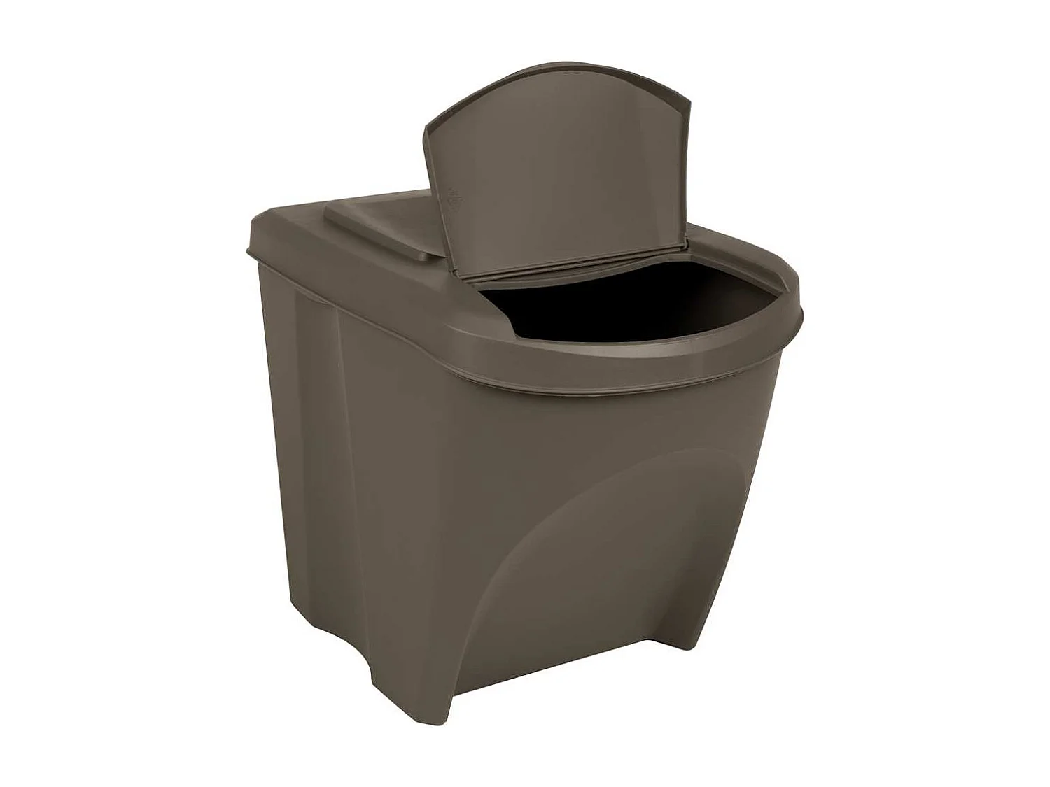 Contenitori per rifiuti impilabili 3 pezzi 75 L Polipropilene grigio 02_0043894