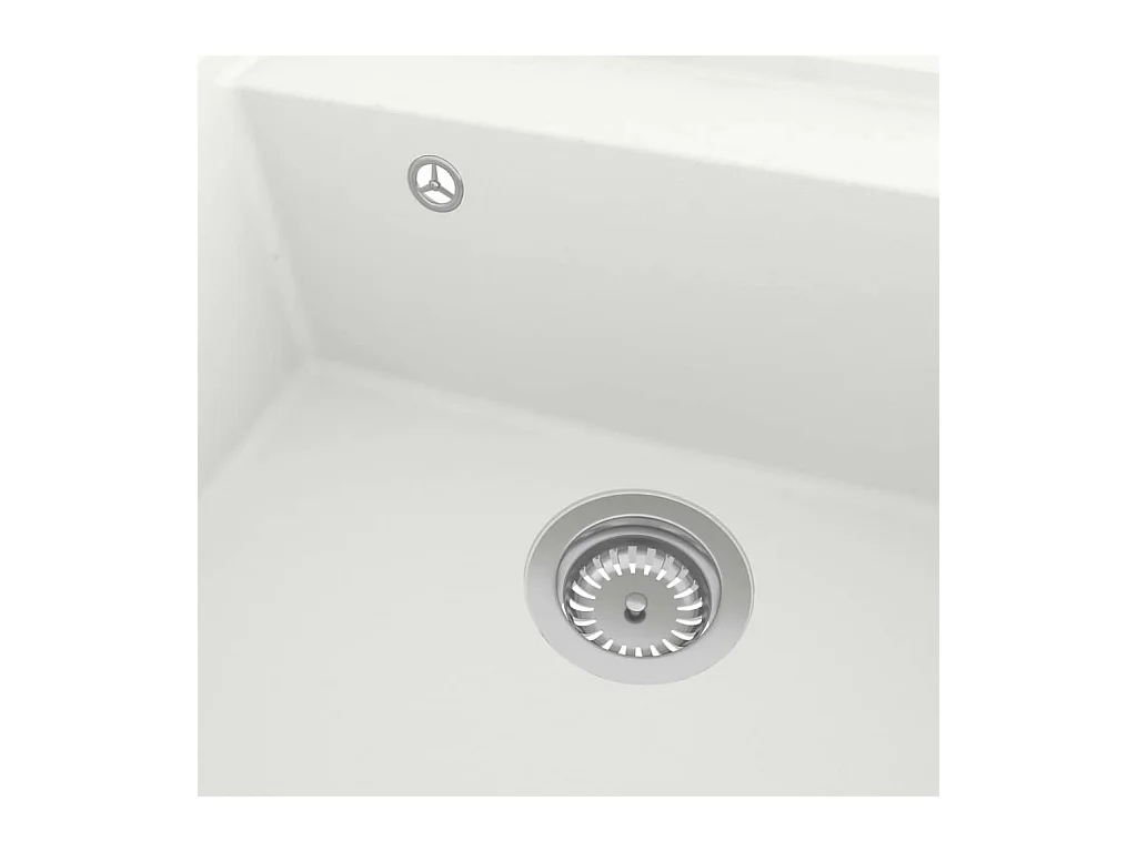 Évier de cuisine avec blanche 53 x 50 x 20.3 cm 02_0002384