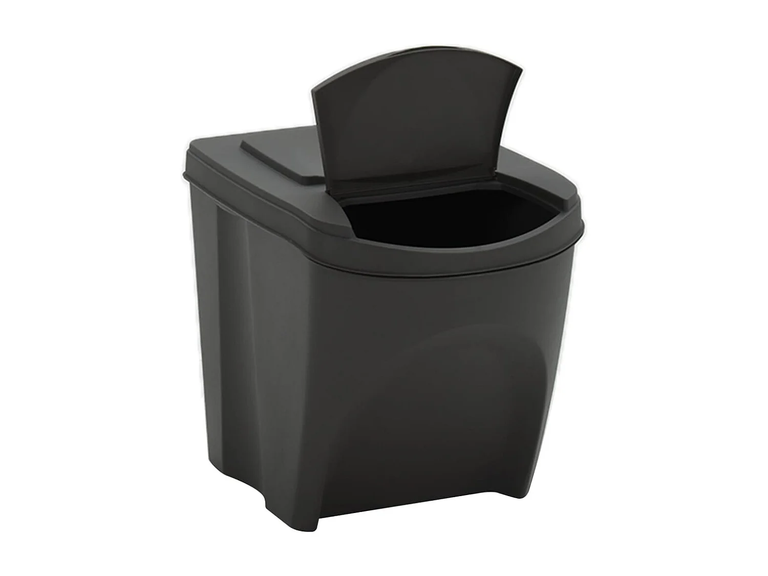 Poubelles à ordures empilables grise 39.2 x 29.3 x 33.5 cm 02_0043895