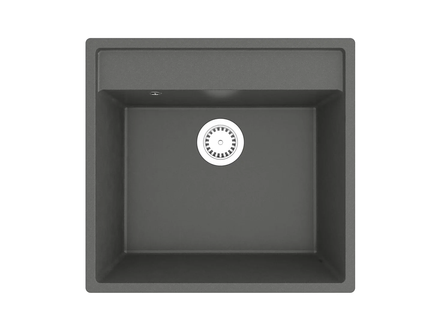 Évier de cuisine avec grise 53 x 50 x 20.3 cm 02_0002382
