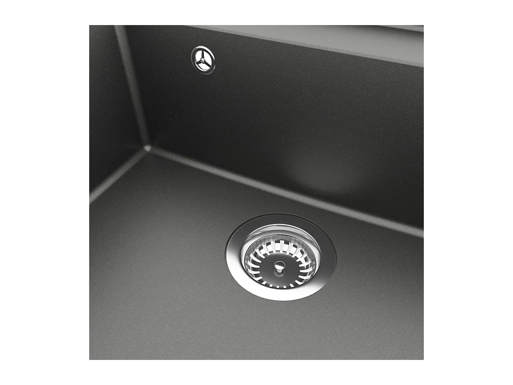 Évier de cuisine avec grise 53 x 50 x 20.3 cm 02_0002382