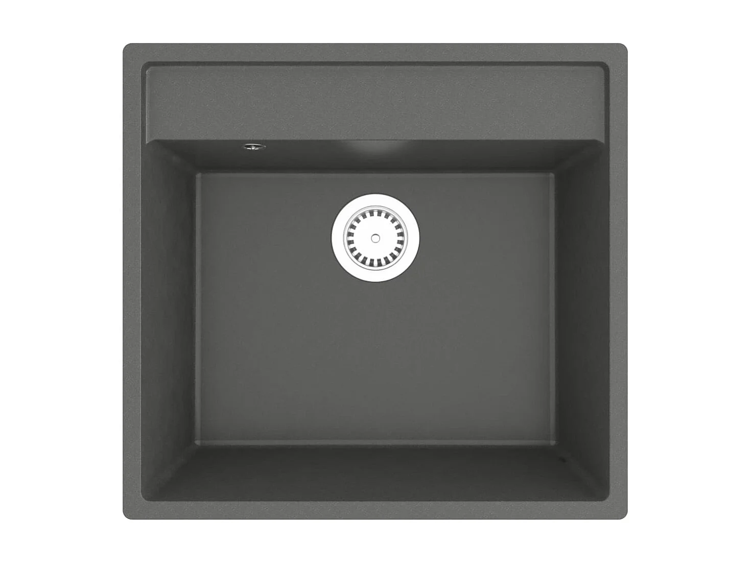 Évier de cuisine avec grise 53 x 50 x 20.3 cm 02_0002382