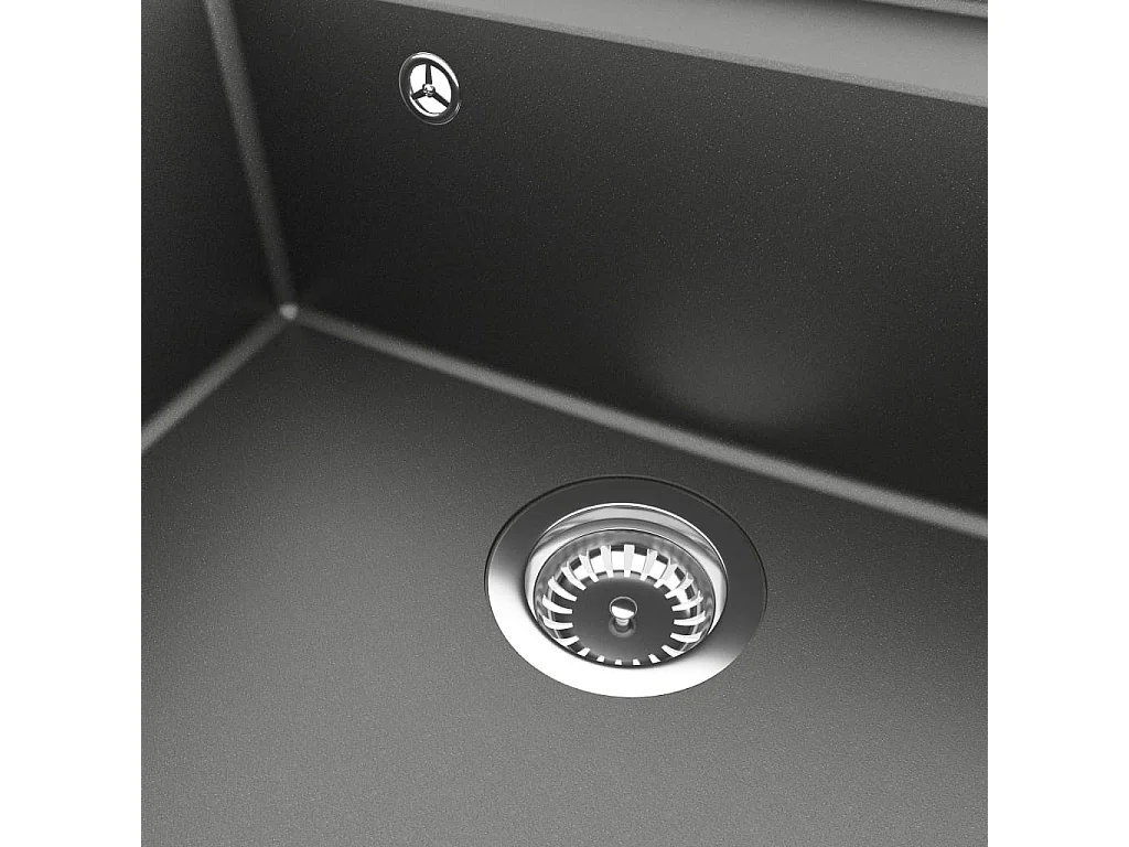 Évier de cuisine avec grise 53 x 50 x 20.3 cm 02_0002382